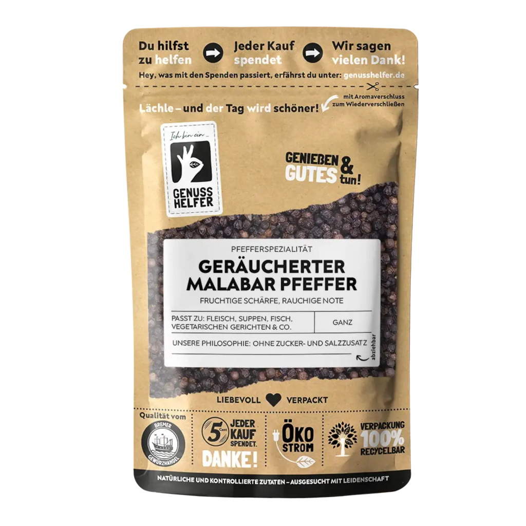 Malabar Pfeffer, geräuchert