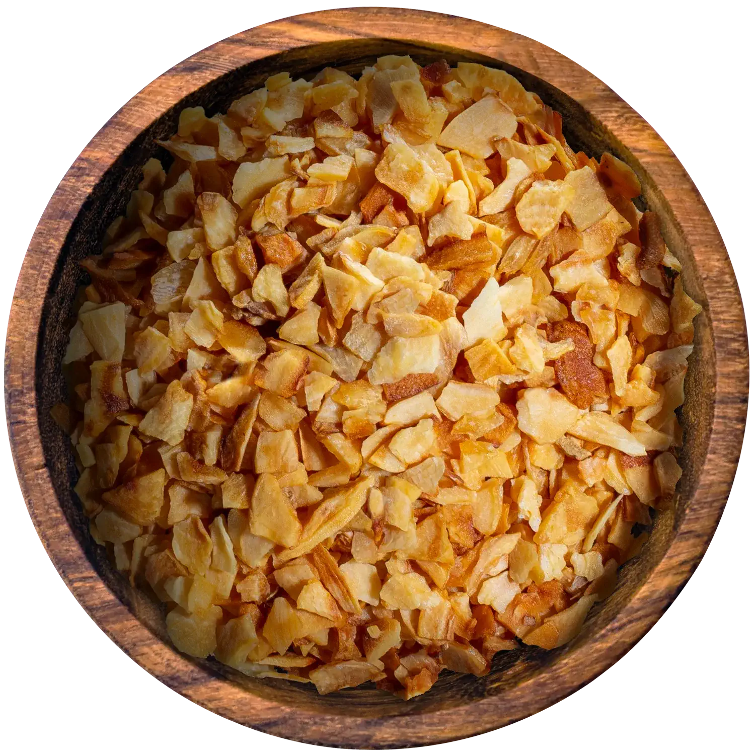 Knoblauchflocken, geräuchert