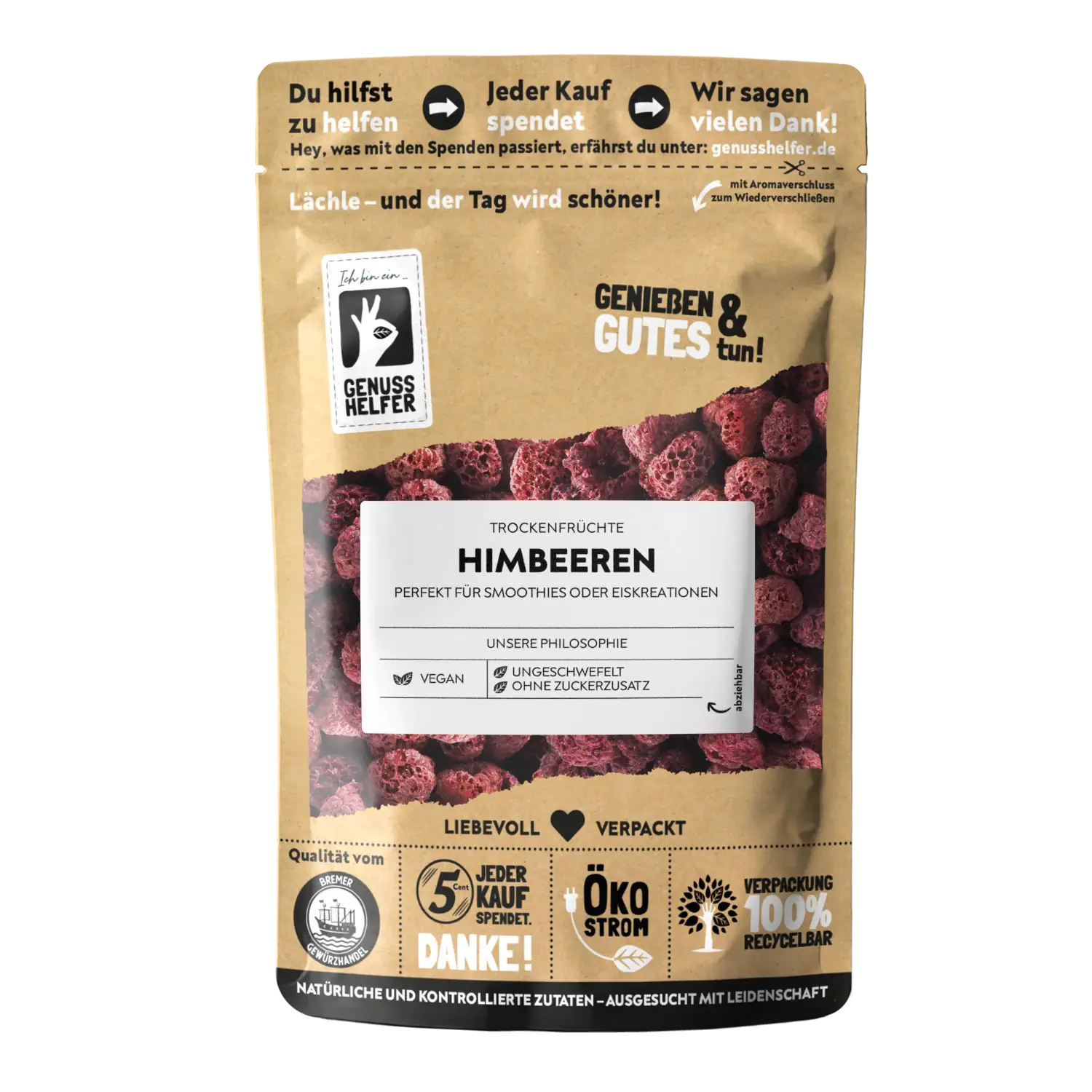 Himbeeren getrocknet