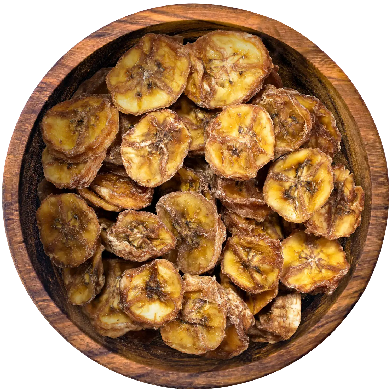 Bananenscheiben getrocknet