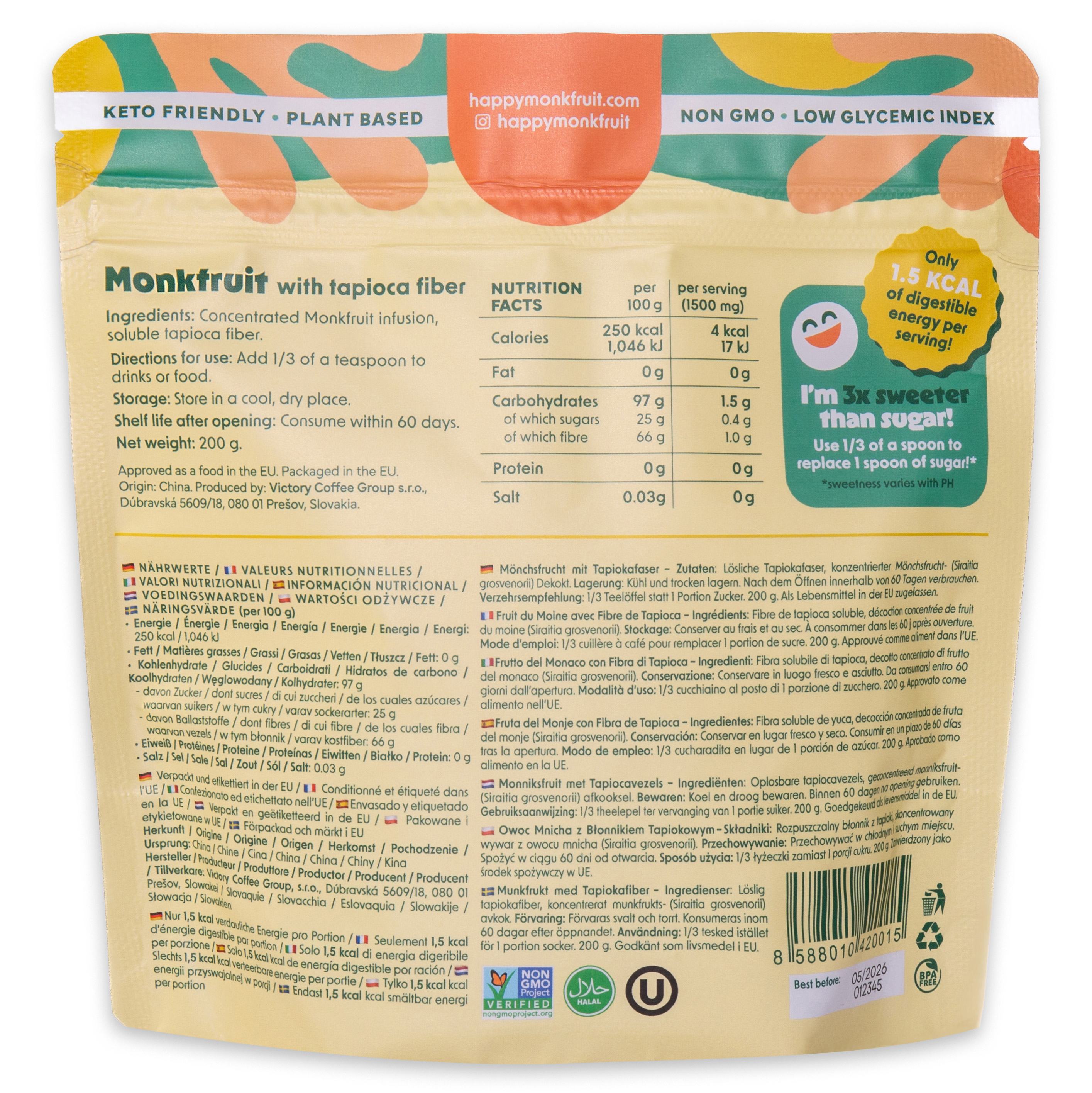 Mönchsfrucht Pulver